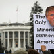 Protesters gather near the South Lawn of the White House during the Women’s March on Washington Jan. 21, 2017, in Washington, D.C. (Drew Angerer/Getty Images)